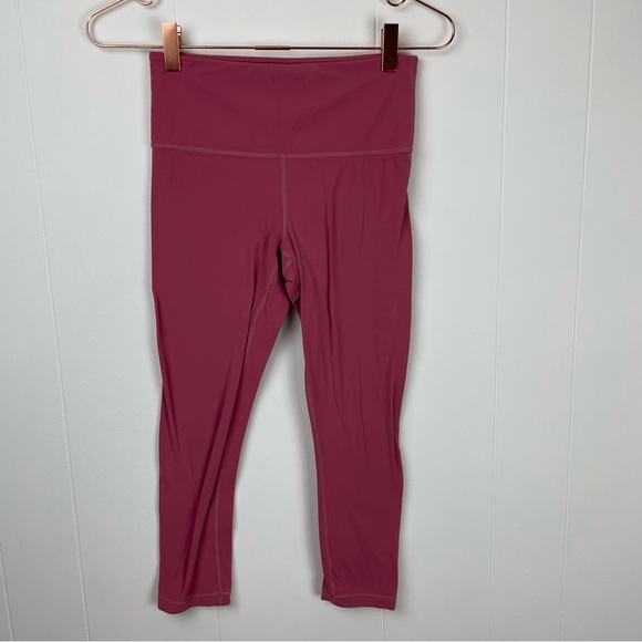 Athleta Cropped High-Rise High-Waisted Tight Leggings Pants - Picture 2 of 7